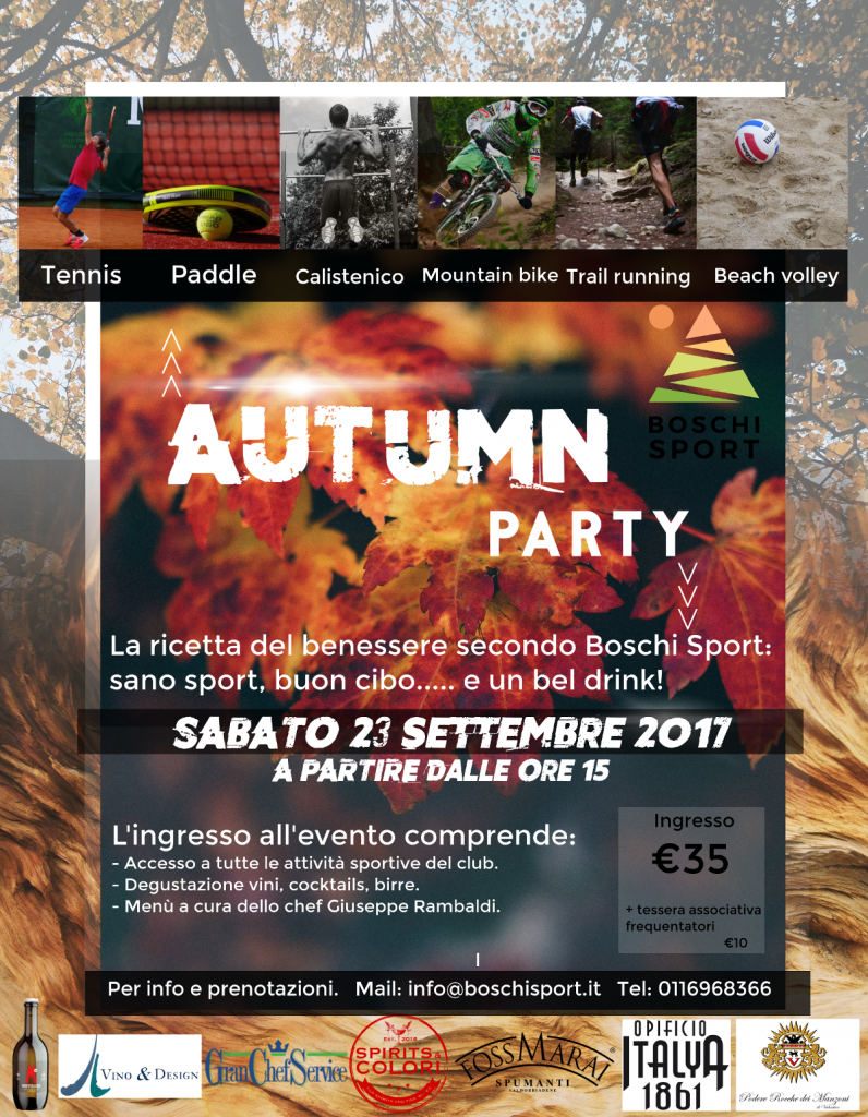 Festa autunnale del circolo sportivo boschi sport club