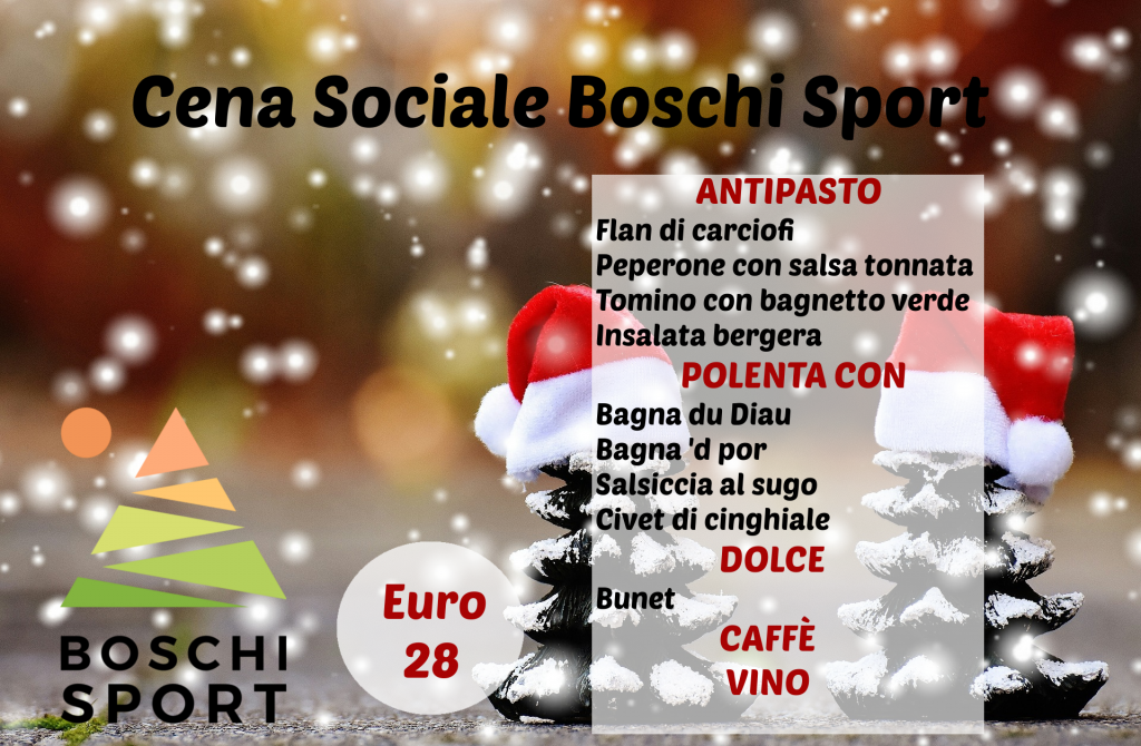 Cena sociale Boschi Sport club