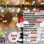 Cena sociale Boschi Sport club