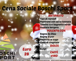 Cena sociale Boschi Sport club