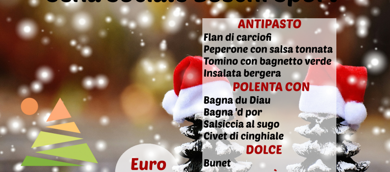 Cena sociale Boschi Sport club
